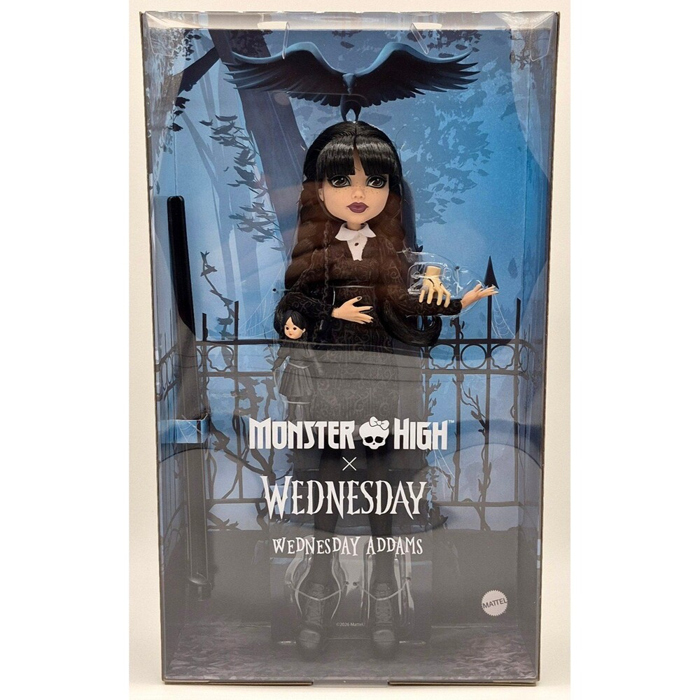 Monster High x Wednesday Addams Doll New in Box Nevermore Netflix